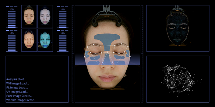 skin care analysis machine